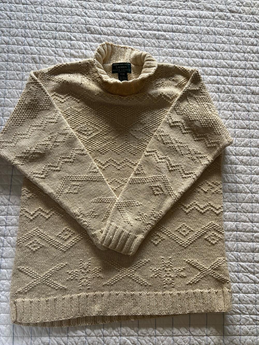 Vintage Lauren Ralph Lauren Fisherman’s sweater